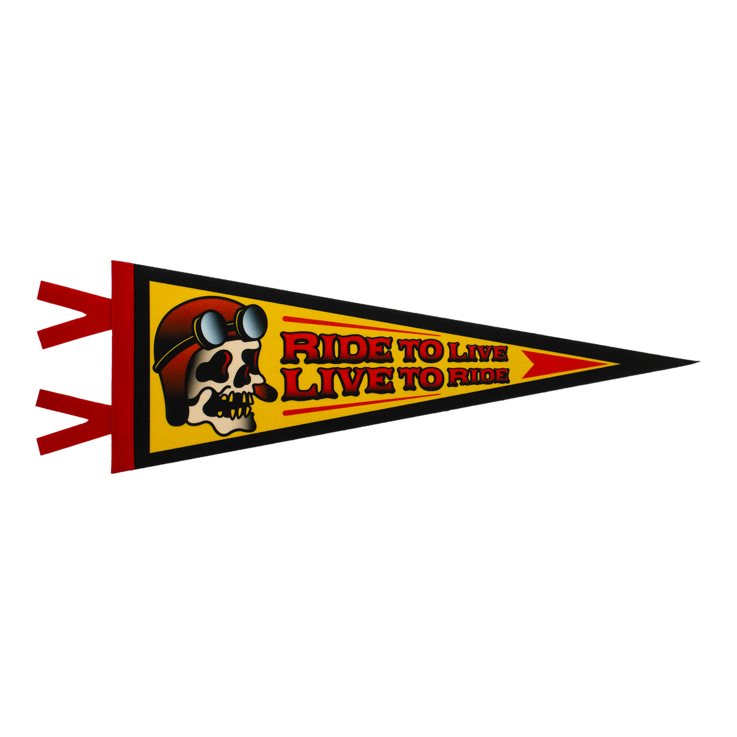 Ride To Live Pennant 48 cm