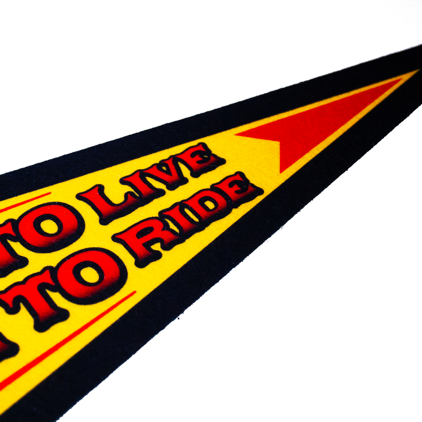 Ride To Live Pennant 48 cm