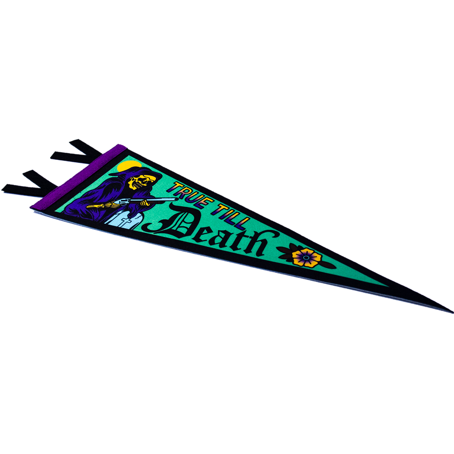 True Till Death Pennant 48 cm