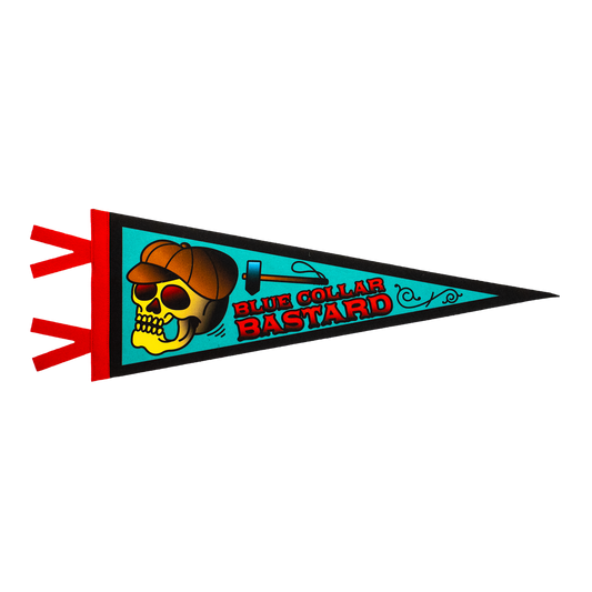 Blue Collar Bastard Pennant 48 cm