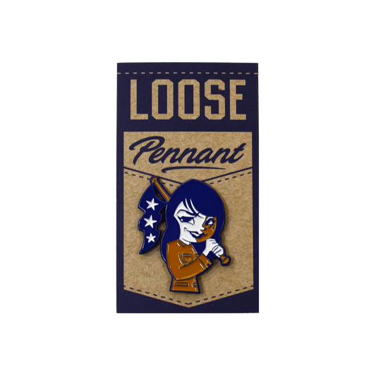 Loose Pennant Girl Pin
