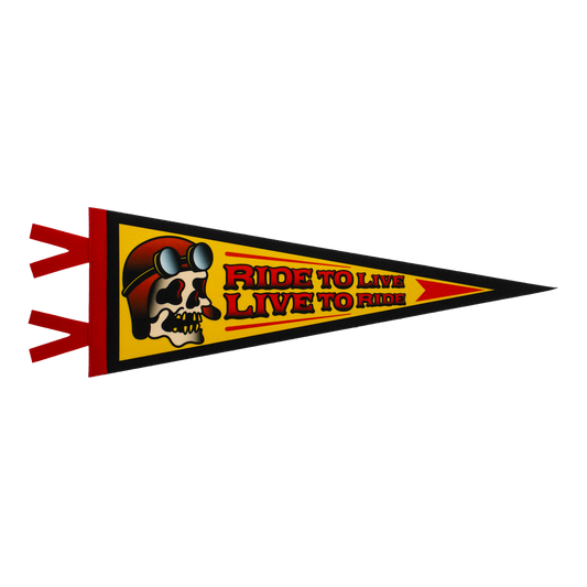 Ride To Live Pennant 48 cm